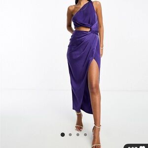 Asos Satin Knot Dress